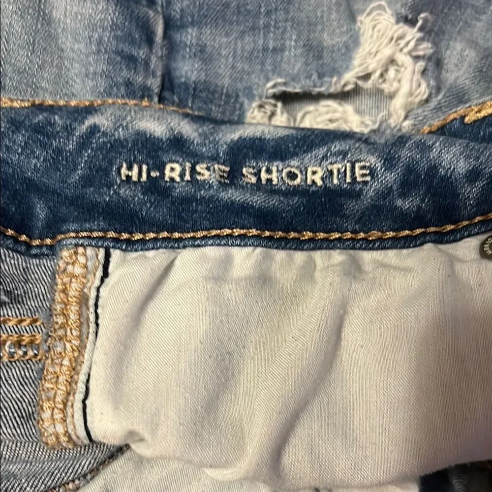 Denim Distressed Women Shorts